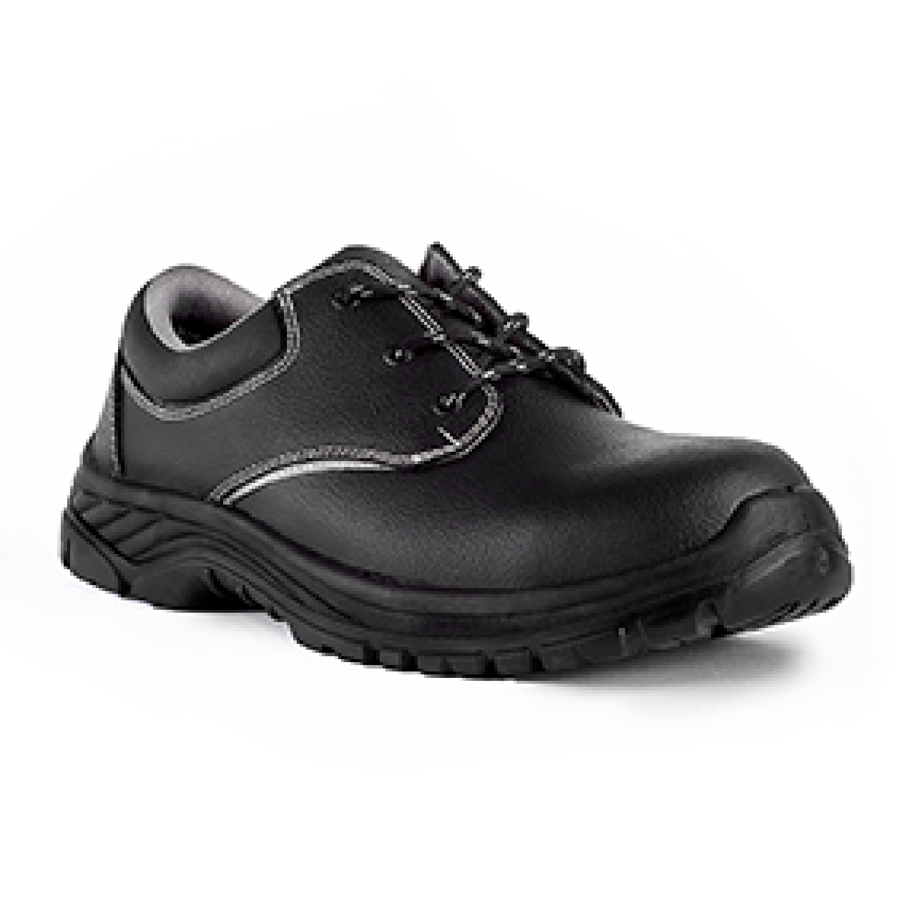 WORKGARD ALPHA-L LOW CUT Black Barton Split Leather S1P Safety Shoe